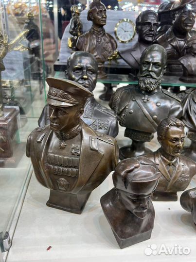 Сталин Жуков Дзержинский Ленин Суворов Бюсты