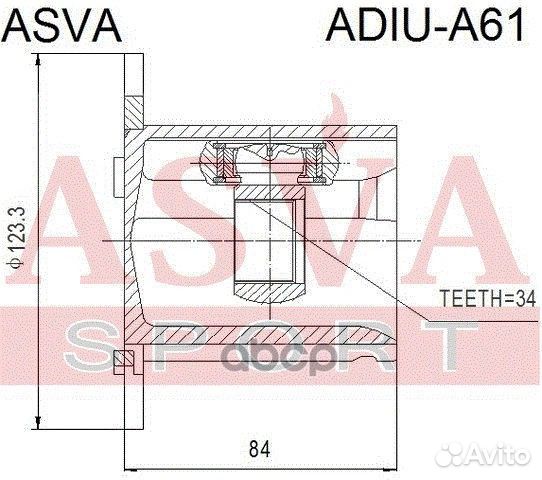 Шрус внутренний (OEM-исполнение) перед прав/л