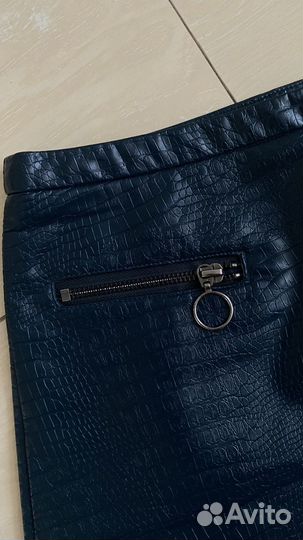 Юбка кожанная