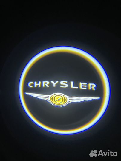 Подсветка дверей автомобиля Chrysler 2шт