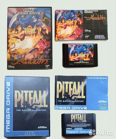 Aladdin pitfall sega pal