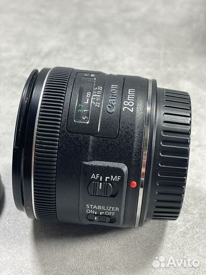 Объектив Canon EF 28mm 1:2.8 IS USM Ф58mm