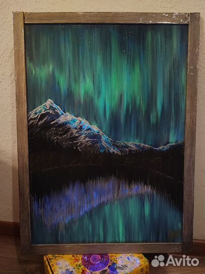 Интерьерная картина абстракция, Картины акрилом