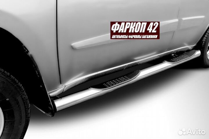 Защита порогов Chery tiggo FL (2013)