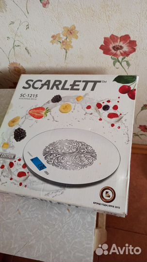 Весы кухонные электронные Scarlett