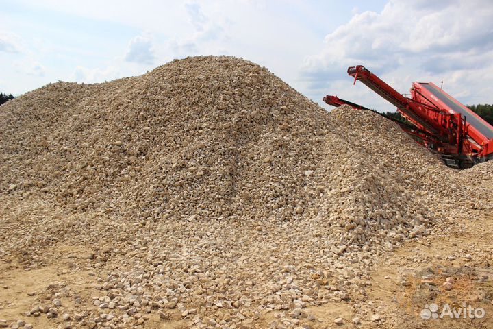 Щебень гравийный