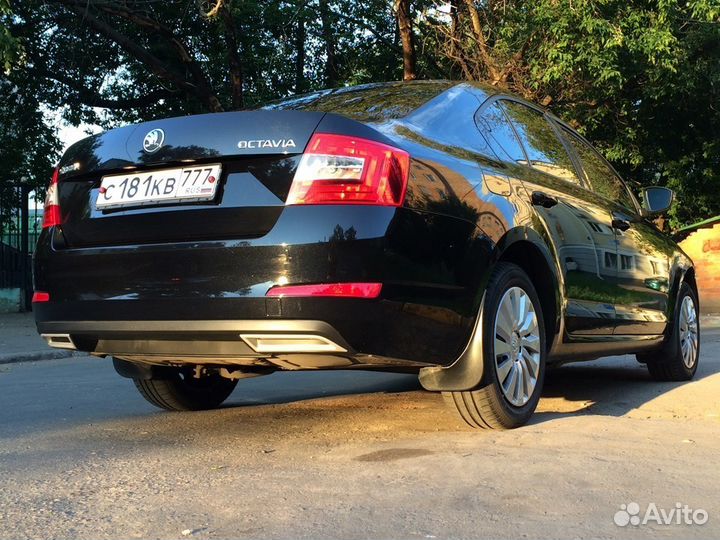 Имитация насадок глушителя для Skoda Octavia III