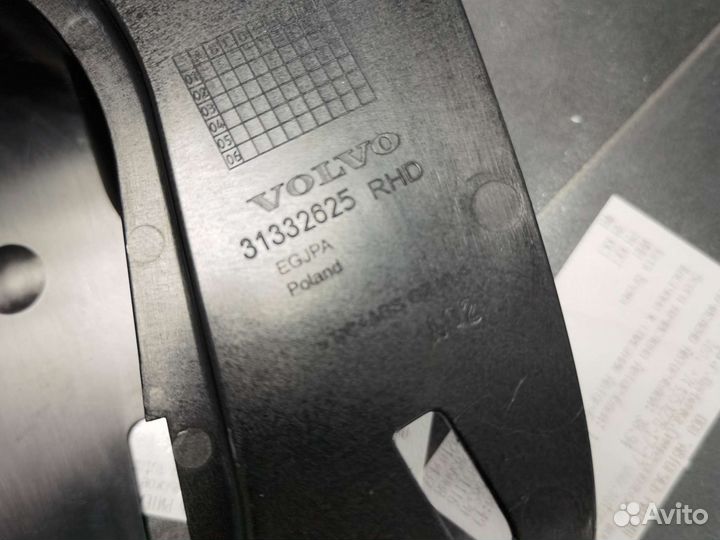 Закладная динамика с сеткой RHD Volvo XC60