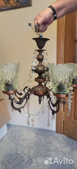 Бронза люстра СССР