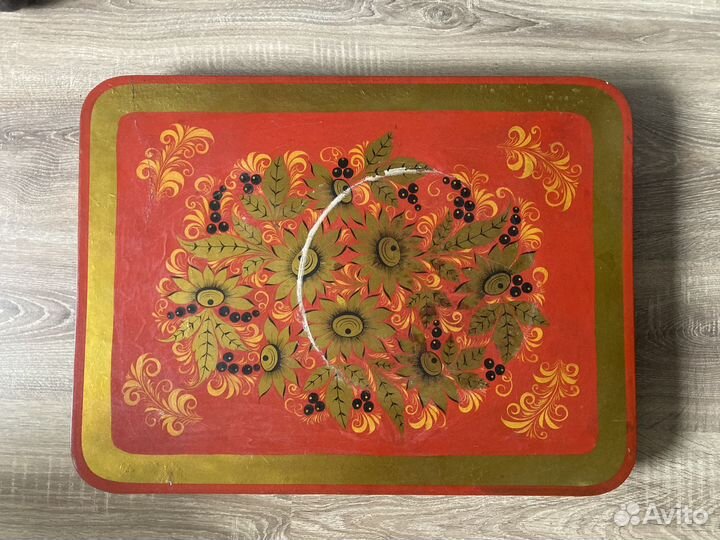 Столик журнальный хохлома