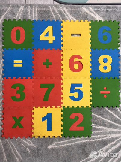 Коврик-пазл ортопедический