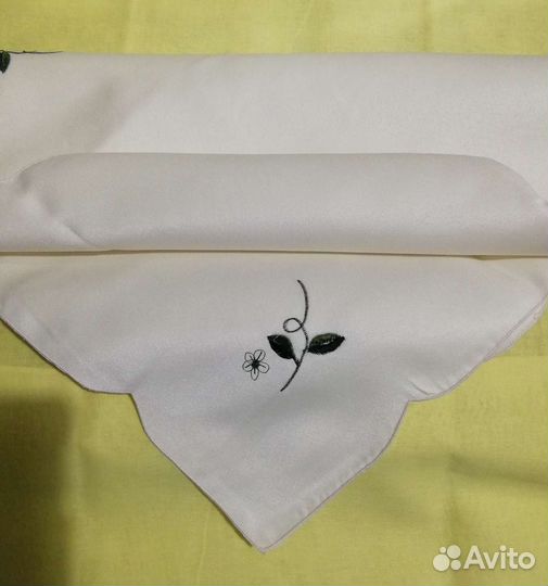 Салфетки сервировочные 45* 45см - 10шт с вышивкой