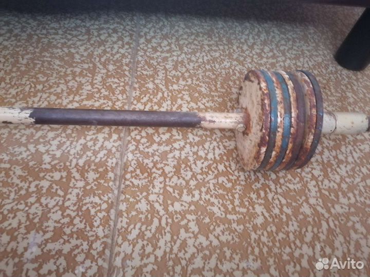 Штанга гриф блины бу