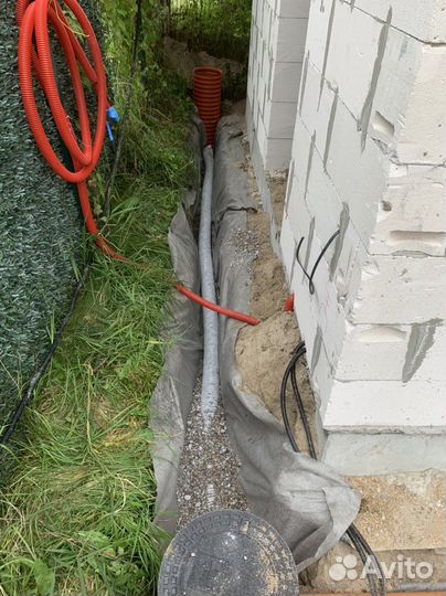 Монтаж лос, ливневки, дренажа