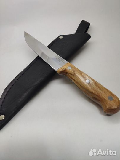 Нож ручной работы 95х18 берёза