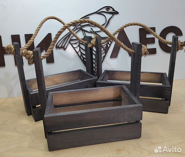 Деревянные коробочки подарочные