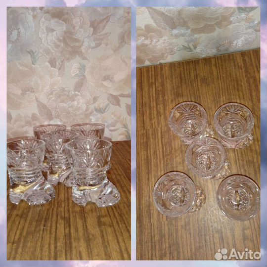 Рюмки хрустальные СССР