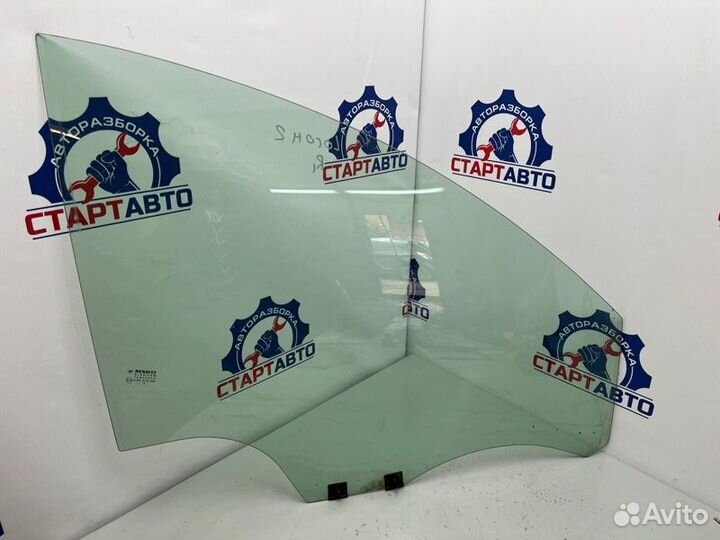 Стекло двери переднее правое Renault Logan 2