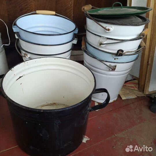 Эмалированная и алюминевая посуда СССР