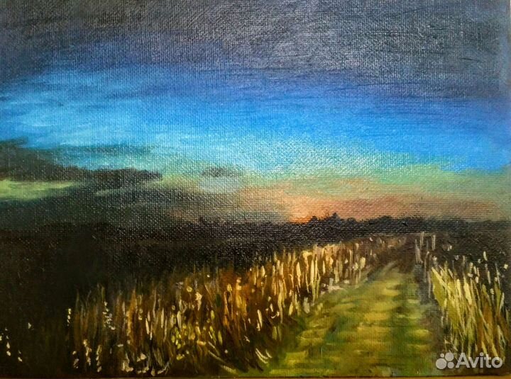 Картина с природной. Масло 18*24