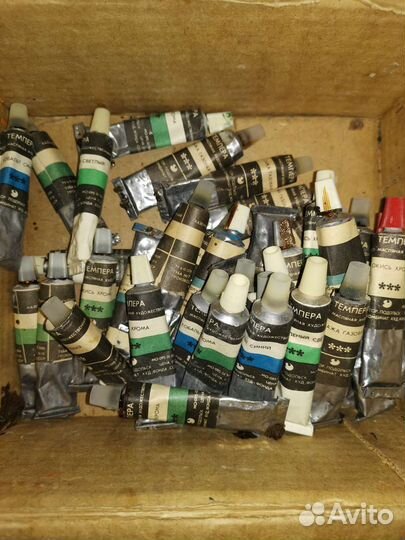 Краски художественные СССР, темпера,масло,акварель