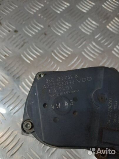 Дроссельная заслонка Skoda Fabia 1 хэтчбек 1.2 BME