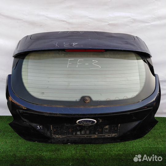 Крышка багажника ford focus 3 2011- хэтчбек синяя