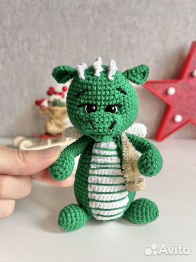 Вязаный дракончик