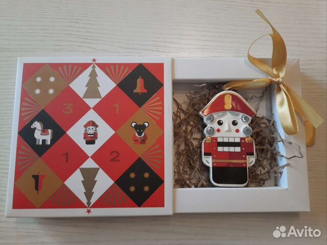 Елочная игрушка Щелкунчик в подарочной упаковке