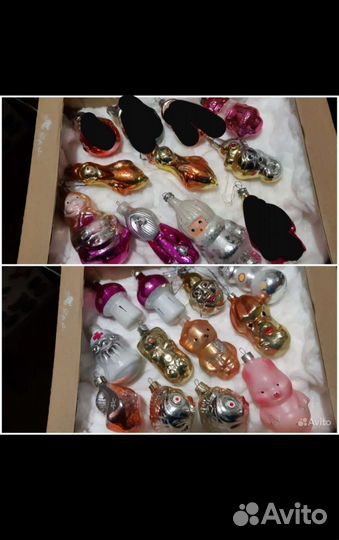 Старинные елочные игрушки