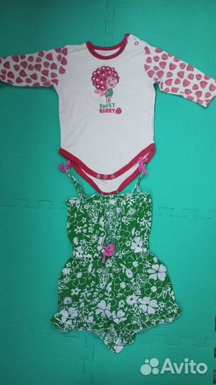 Вещи пакетом для девочки 68 74 размер