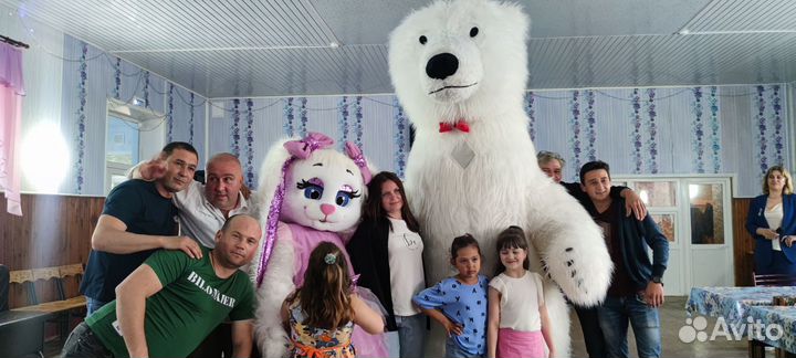 Белый мишка, Кинг-Конг, зайка, панда, чебурашка