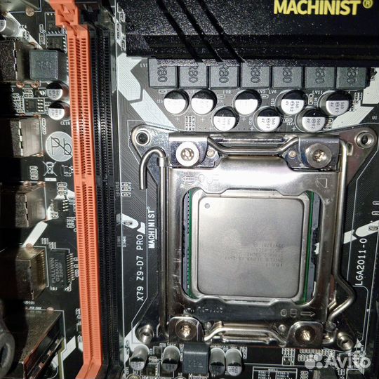 Комплект материнская плата lga2011 + xeon 2640v2