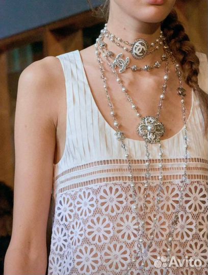 Чокер бусы Chanel