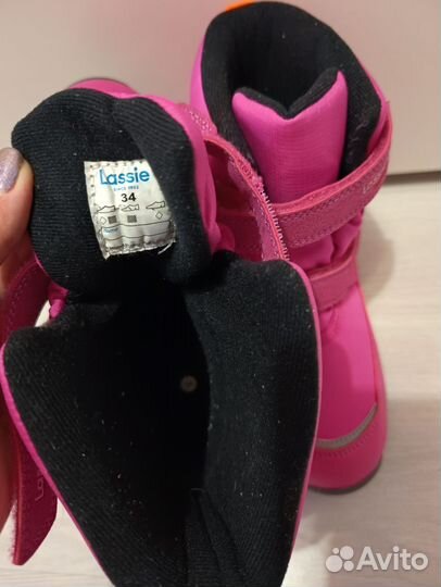 Сапоги зимние lassie 34