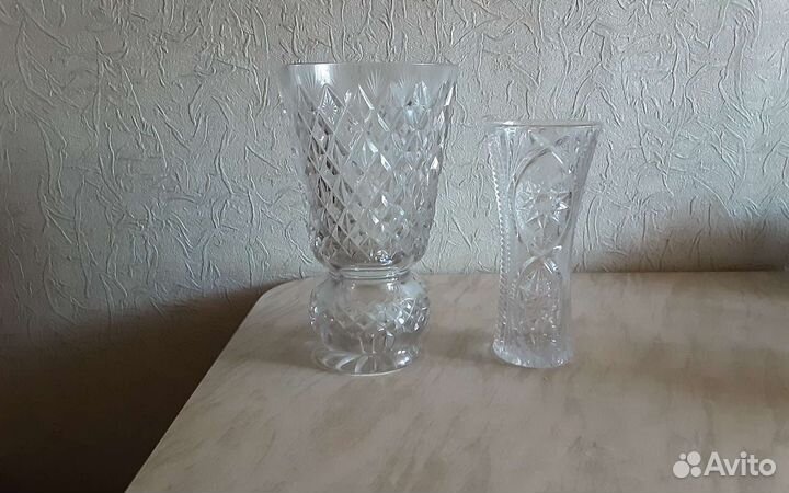 Вазы хрустальные СССР