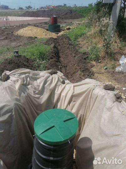 Установка канализации септик под ключ