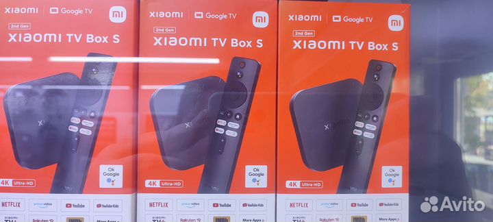 Медиаплеер mi box s4K 2 gen (жд)