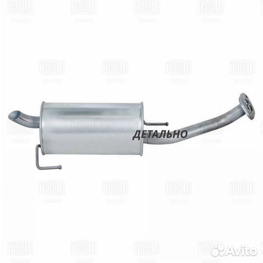 Глушитель для а/м Nissan Note (06) 1.6i осн. (алюм. сталь) (EMM 0322)
