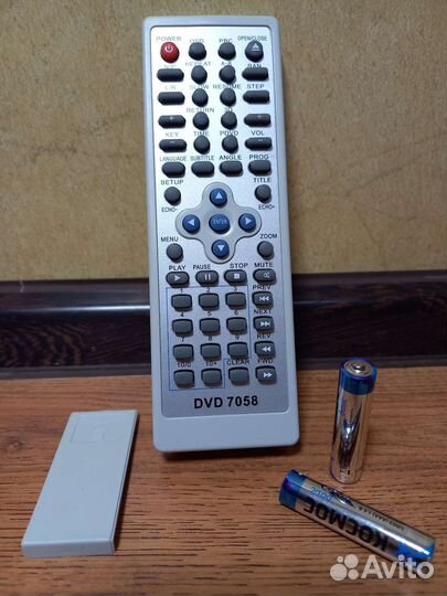 Пульт ду: BBK RC032-05R, DVD 7058,универсал RTV-07