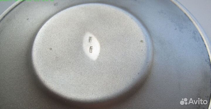 Чашка с блюдцем серебро 875