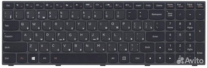 Клавиатура Lenovo IdeaPad Flex M50-70 с подсветкой