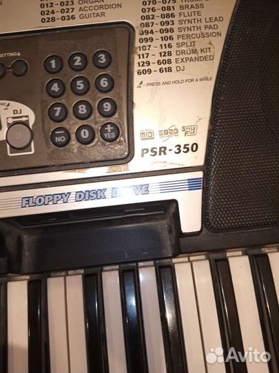 Синтезатор yamaha PSR 350