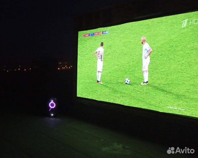 Аренда проектора Full HD, 4K и экрана 16x9