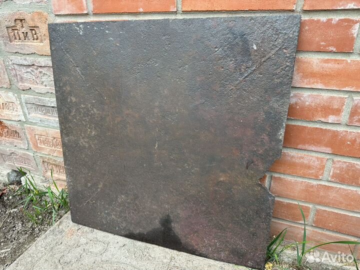 Чугунная плита половая. 1838 года июля 27