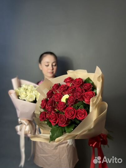 Цветы с доставкой, розы свежие