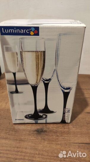 Бокалы для шампанского (набор 4 штуки)