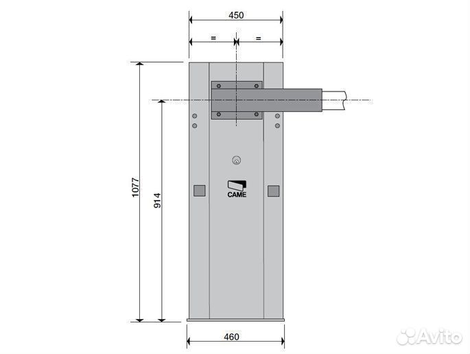 Комплект шлагбаума gard 6000