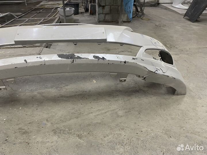 Передний бампер на hyundai solaris 2016