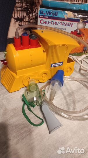 Ингалятор компрессорный паровозик